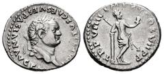 Roman Imperial Titus. Denarius. 79 AD. Rome. (Ric-53). Anv.: IMP TITVS CAES VESPASIAN AVG P M, laureate head right. Rev.: TR P VIIII IMP XV COS VII P P, Venus, seen half from behind, naked except for 