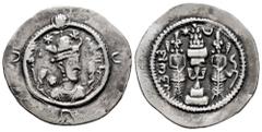 Greek Coins Sassanid Empire. Khusro I. Drachm. RY 12. HL (Herat). (Göbl-II/2). Ag. 3,83 g. Almost VF/Choice VF. Est...40,00. Spanish Description: Imperio Sasánida. Khusro I. Dracma. RY 12. HL (Herat).