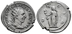 Roman Imperial Trajan Decius. Antoninianus. 249-251 d.C. Rome. (Ric-IV 12b). (Rsc-16). Anv.: IMP C M Q TRAIANVS DECIVS AVG, radiate and cuirassed bust to right. Rev.: DACIA, Dacia standing to left, ho