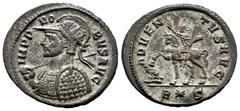 Roman Imperial Probus. Antoninianus. 278-280 d.C. Rome. (Spink-11953). (Ric-157). Rev.: ADVENTVS AVG. Emperor on horseback marching to the left, holding scepter and raising his hand, captive at the ho