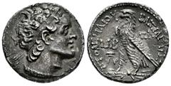 Greek Coins Ptolemaic Kings of Egypt. Ptolemy VI Philometor. Tetradrachm. RY 32 = 150/149 BC. Paphos. Second sole reign. (Svoronos-1446). (Sng Cop-299). (DCA-49). Anv.: Diademed head of Ptolemy I to r