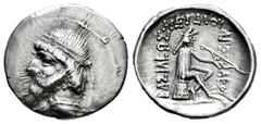 Greek Coins Kingdom of Parthia. Mithradates I. Drachm. 171-138 BC. (Sellwood-11.1). (Sunrise-265). Ag. 3,53 g. Scarce. Choice VF. Est...90,00. Spanish Description: Imperio Parto. Mithradates I. Dracma