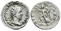 Roman Imperial Trajan Decius. Antoninianus. 249-251 AD. Rome. (Spink-9387). (Ric-29c). (Seaby-113a). Anv.: IMP C M Q TRAIANVS DECIVS AVG, radiate and cuirassed bust right . Rev.: VICTORIA AVG, Victory