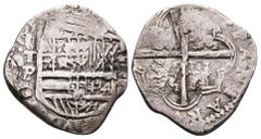 Philip III (1598-1621) Philip III (1598-1621). 4 reales. (1618-1621). Toledo. P/V. (Cal-¿854?). Ag. 10,93 g. Ex Aureo & Calicó 348, lot 1782 (26/05/2020) and Ex Aureo & Calicó (31/05/2018) lot 1528. R