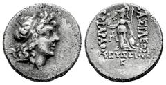 Greek Coins Cappadocian Kingdom. Ariarathes IV Eusebes. Drachm. RY 5/6 = 96/8 BC. Mint A (Eusebia-Mazaka). (Hgc-7, 844 var). Anv.: Diademed head to right. Rev.: ΒΑΣΙΛΕΩΣ ΑΡΙΑΡΑΘOV ΕVΣEBOVΣ, Athena Nik