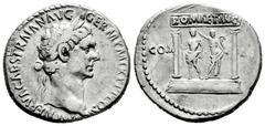 Roman Imperial Trajan. Cistophorus. 98-99 AD. Uncertain mint in Asia Minor. Anv.: IMP NERVA CAES TRAIAN AVG GERM P M TR P P P COS II, laureate bust right. Rev.: COM-AS[I], two-columned temple inscribe