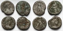 Ancient Coins Alexandrian Tetradrachms, lot (4pcs) Grade: F+/VFANCIENT COINS ROMAN EMPIRE