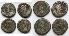 Ancient Coins Alexandrian Tetradrachms, lot (4pcs) Grade: F-VFANCIENT COINS ROMAN EMPIRE