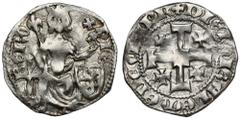 World Coins and Medals Cyprus (Crusader and Christian states in the Eastern Mediterranean), 1/2 grosz (XIV century)Silver, diameter 18,5 mm, weight 2,3 g. Grade: XF/XF+EUROPE CYPRUS, ZYPERN