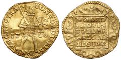 NETHERLAND'S GOLD | THE GRAIN COLLECTION Netherlands, Ducat 1710 - UtrechtA typical Utrecht ducat from the first issues of the 18th century. A scarcer date. This year's ducat (not this example) was fo