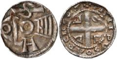 Medieval Niemcy, Soest, Filip von Heinsberg (1167-1191), Denar Deutschland, Philipp I. von Heinsberg 1167-1191, Denar Srebro, średnica 18.5 mm, waga 1.37 g. Grade: XF-