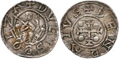 Medieval Poland Collection Bolesław III Krzywousty, Denar - Książę na tronie - DENARIVS z błędem DENRAIVS Pierwsza polska moneta, na której wybito jej wartość, czyli nazwę nominału DENARIVS. Moneta, o