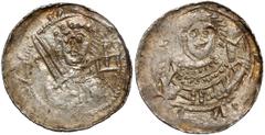 Medieval Poland Collection Władysław II Wygnaniec, Denar - Książę i Biskup - BRAK nakryć głowy Nieobiegowy egzemplarz, z ładnym połyskiem i patyną, jednak wybity słabiej, stemplami z późnej fazy ekspl