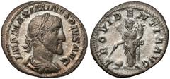 Ancient Coins Maximinus I Thrax (235-238 AD) AR Denarius, Rome Maximinus I Thrax (235-238 AD) AR Denarius, Rome Awers: Popiersie cesarza w wieńcu laurowym, zbroi i paludamentum w prawo, w otoku legend