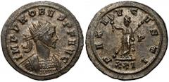 Ancient Coins Probus (276-282) Antoninian, Siscia Probus (276-282) Antoninian, Siscia Obverse: IMP PROBVS P F AVG Radiate, cuirassed bust right. Reverse: PAX AVGVSTI / P / XXI Pax standing left, holdi
