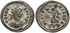 Ancient coins Probus (276-282 AD) Antoninian, Rome - AEQVITI seriesThis coin is part of the famous coded Aeqviti series (see the letter 'T' in the exergue, which is the 6th letter of the AEQVITI word 