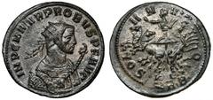 Ancient Coins Probus (276-282 AD) Antoninian, SerdicaVery rare and desirable consular bust type RIGHT instead of left as usual Sol was the favorite and most frequently depicted God of the Roman panthe