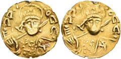Central Asian LOCAL ISSUES, Silk Road Region. Circa 5th-8th centuries. 'Solidus' (Gold, 17 mm, 1.27 g, 12 h), imitating a solidus of the Byzantine emperor Constantine IV (668-685) from Constantinopoli