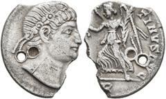 The Ramskold Collection, Part I Constantine I, 307/310-337. Siliqua (Silver, 18 mm, 1.87 g, 12 h), celebrating Constantine I's tricennalia, Rome, July 336. Laurel-and-rosette-diademed head of Constant