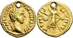 The Aurum Barbarorum Collection IV UNCERTAIN GERMANIC TRIBES, Aurum Barbarorum. Late 3rd-early 4th centuries. 'Aureus' (Gold, 20 mm, 5.99 g, 1 h), 'Derived Gordian Group B'. NHCΛOIΛ[...]ИIΛCUIMII I La