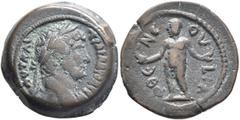 The Collection of E. ten Brink: Hadrian EGYPT. Alexandria. Hadrian, 117-138. Obol (Bronze, 19 mm, 5.30 g, 12 h), Phthenotite nome, RY 11 = 126/7. ΑΥΤ ΚΑΙ ΤΡΑΙ ΑΔΡΙΑ CЄΒ Laureate head of Hadrian to rig