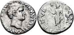 Roman Imperial Otho, 69. Denarius (Silver, 17 mm, 2.97 g, 6 h), Rome. IMP M OTHO CAESAR AVG TR P Bare head of Otho to right. Rev. SECVRI[TAS P R] Securitas standing front, head to left, holding wreath