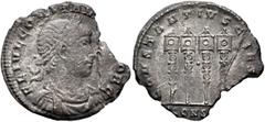 The Ramskold Collection, Part II Constantius II, as Caesar, 324-337. Light Miliarense (Silver, 21 mm, 3.05 g, 6 h), Constantinopolis, circa 333. FL IVL CONSTAN[TIVS N]OB C Laureate, draped and cuirass