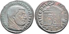 The Ramskold Collection, Part II Divus Constantius I, died 306. Follis (Bronze, 23 mm, 6.47 g, 12 h), Rome, struck under Maxentius, 311-312. IMP MAXENTIVS DIVO CONSTANTIO COGNAT Veiled head of Divus C