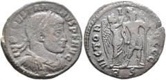 The Ramskold Collection, Part II Constantine I, 307/310-337. Follis (Bronze, 23 mm, 4.90 g, 12 h), Rome, 312-313. IMP CONSTANTINVS P F AVG Laureate, draped and cuirassed bust of Constantine I to right