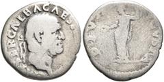 Roman Imperial Galba, 68-69. Denarius (Silver, 18 mm, 2.80 g, 5 h), Rome, circa July 68-January 69. IMP SER GALBA CAESAR AVG P M Laureate head of Galba to right. Rev. DIVA AVGVSTA Livia standing front
