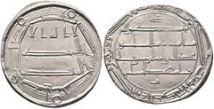 Early Medieval & Islamic ISLAMIC, 'Abbasid Caliphate. temp. Al-Rashid, AH 170-193 / AD 786-809. Dirham (Silver, 25 mm, 3.00 g, 3 h), Balkh, AH 189 = 804/5. ‘lā ilāha illā / Allāh waḥdahū / lā sharīka 