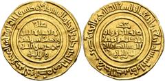 Early Medieval & Islamic ISLAMIC, Fatimids. al-Mustansir billah, AH 427-487 / AD 1036-1094. Dinar (Gold, 22 mm, 3.78 g, 11 h), second standard type, Tarabulus (Tripoli), AH 440 = 1048/9. Within a cent