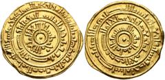 Early Medieval & Islamic ISLAMIC, Fatimids. al-Mustansir billah, AH 427-487 / AD 1036-1094. Dinar (Gold, 22 mm, 4.19 g), third standard type (bull’s-eye type), Misr, AH 461 = 1068/9. Three concentric 