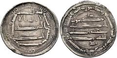 Early Medieval & Islamic ISLAMIC, 'Abbasid Caliphate. al-Rashid, AH 170-193 / AD 786-809. Dirham (Silver, 25 mm, 2.86 g, 3 h), al-Muhammadiya, AH 170 = 786/7. ‘lā ilāha illā / Allāh waḥdahū / lā sharī