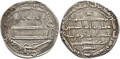 Early Medieval & Islamic ISLAMIC, 'Abbasid Caliphate. temp. Al-Rashid, AH 170-193 / AD 786-809. Dirham (Silver, 25 mm, 2.86 g, 3 h), Maʿdin al-Shash, AH 190 = 805/6. ‘lā ilāha illā / Allāh waḥdahū / l