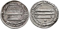 Early Medieval & Islamic ISLAMIC, 'Abbasid Caliphate. temp. Al-Rashid, AH 170-193 / AD 786-809. Dirham (Silver, 20 mm, 2.94 g, 9 h), Madinat al-Salam, AH 191 = 806/7. ‘lā ilāha illā / Allāh waḥdahū / 