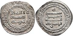 Early Medieval & Islamic ISLAMIC, 'Abbasid Caliphate. Al-Radi, AH 322-329 / AD 934-940. Dirham (Silver, 26 mm, 2.91 g), Madinat al-Salam, AH 322 = 934. ‘lā ilāha illā / Allāh waḥdahū / lā sharīka lahū