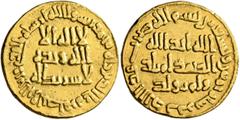 Early Medieval & Islamic ISLAMIC, Umayyad Caliphate. temp. al-Walid I ibn 'Abd al-Malik, AH 86-96 / AD 705-715. Dinar (Gold, 20 mm, 4.21 g, 6 h), AH 95 = 713/4. ‘lā ilāha illā / Allāh waḥdahū / lā sha