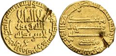 Early Medieval & Islamic ISLAMIC, 'Abbasid Caliphate. temp. Al-Rashid, AH 170-193 / AD 786-809. Dinar (Gold, 18 mm, 3.93 g, 5 h), [Misr], AH 172 = 788/9. ‘lā ilāha illā / Allāh waḥdahū / lā sharīka la
