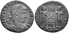The Ramskold Collection, Part IV Constantius II, as Caesar, 324-337. Follis (Bronze, 16 mm, 1.72 g, 12 h), Rome, 331-333. FL IVL CONSTANTIVS NOB C Laureate, draped and cuirassed bust of Constantius II