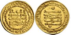 Early Medieval & Islamic ISLAMIC, Egypt & Syria (Pre-Fatimid). Ikhshidids. Abu'l-Qasim Unujur, AH 334-349 / AD 946-960. Dinar (Gold, 23 mm, 4.18 g, 6 h), Misr, AH 344 = 955/6. ‘lā ilāha illā / Allāh w