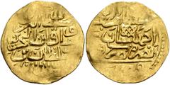 Early Medieval & Islamic ISLAMIC, Ottoman Empire. Murad IV, AH 1032-1049 / AD 1623-1640. Sultani (Gold, 22 mm, 3.43 g, 12 h), Misr, date off flan. Within a circle, ‘sulṭān al-barrayn / wa khāqān al-ba