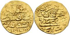 Early Medieval & Islamic ISLAMIC, Ottoman Empire. Murad IV, AH 1032-1049 / AD 1623-1640. Sultani (Gold, 22 mm, 3.41 g, 9 h), Misr, AH 1032 = AD 1623. Within a circle, ‘sulṭān al-barrayn / wa khāqān al