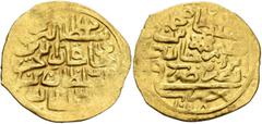 Early Medieval & Islamic ISLAMIC, Ottoman Empire. Mehmed IV, AH 1058-1099 / AD 1648-1687. Sultani (Gold, 22 mm, 3.40 g, 6 h), Misr, AH 1058 = 1648/9. Within a circle, ‘sulṭān al-barrayn / wa khāqān al