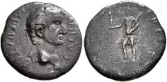 Roman Imperial Galba, 68-69. 'Denarius' (Billon, 15 mm, 3.00 g, 12 h), a contemporary cast imitation from an irregular mint. Imitating Galba's Spanish mint, after 68. GALBA IMPERATOR Laureate head of 