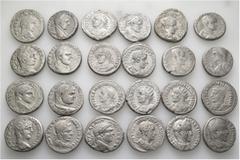 Group Lots A lot containing 24 silver coins. All: Syro-Phoenician. Tetradrachms. Fine to very fine. LOT SOLD AS IS, NO RETURNS. 24 coins in lot. From a European collection, formed before 2005.