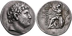 The Basileia Hellenika Collection of Exceptional Tetradrachms KINGS OF PERGAMON. Eumenes I, 263-241 BC. Tetradrachm (Silver, 31 mm, 17.18 g, 1 h), Pergamon, circa 255/0-241. Laureate head of Philetair