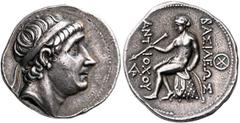 The Basileia Hellenika Collection of Exceptional Tetradrachms SELEUKID KINGS. Antiochos I Soter, 281-261 BC. Tetradrachm (Silver, 29 mm, 17.11 g, 4 h), Seleukeia on the Tigris. Diademed head of Antioc