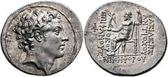The Basileia Hellenika Collection of Exceptional Tetradrachms SELEUKID KINGS. Antiochos IV Epiphanes, 175-164 BC. Tetradrachm (Silver, 34 mm, 16.74 g, 12 h), Antiochia on the Orontes, 168-164. Diademe