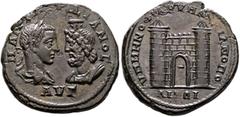 Roman Provincial MOESIA INFERIOR. Marcianopolis. Gordian III, 238-244. Pentassarion (Orichalcum, 27 mm, 12.54 g, 1 h), Tullius Menophilus, legatus Augusti pro praetore, 238-241. M ANT [ΓO]PΔIANOC / AY